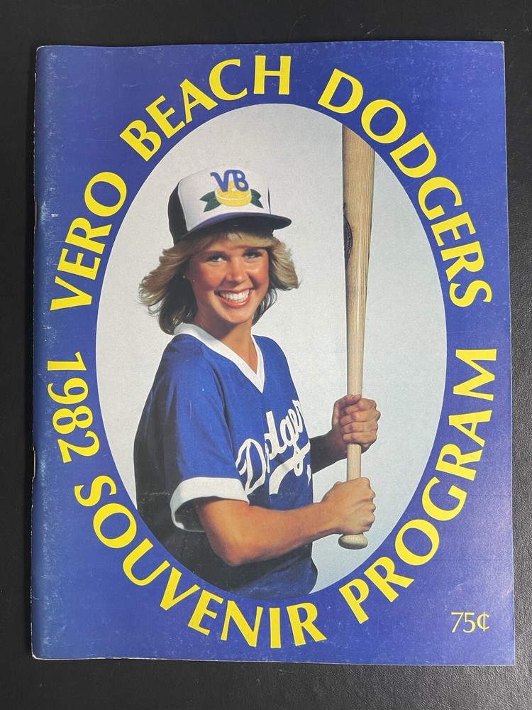 1982 Vero Beach Dodgers Souvenir Program Scorecard Minor League Baseball