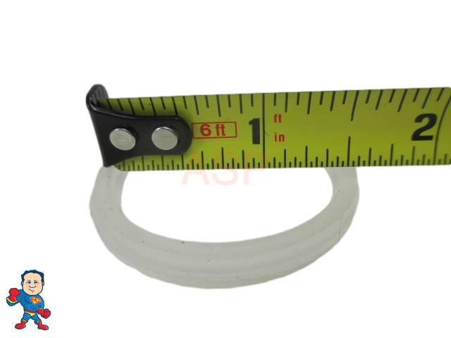 Replacement Cap & O-Ring Kit, Waterfall, 1", Diverter Valve, White