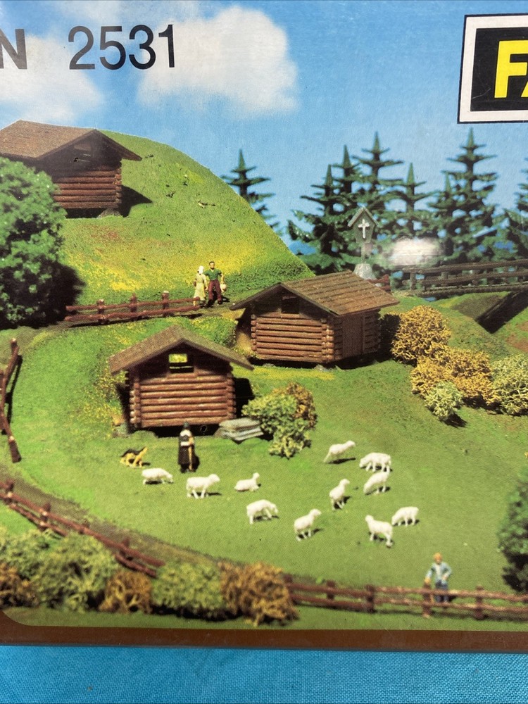Faller N Scale Mountain Huts Set 2531