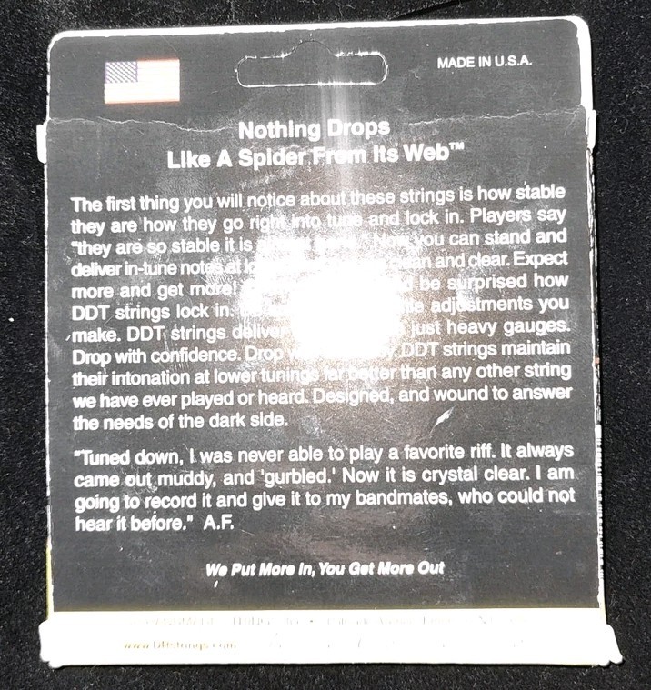 DR Strings DDT-12 Drop-Down Tuning Electric Guitar Strings 12-60