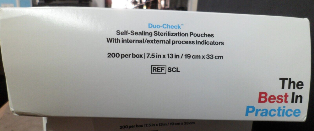 Duo-Check™ Self-Sealing Sterilization Pouches With internal/external process Ind