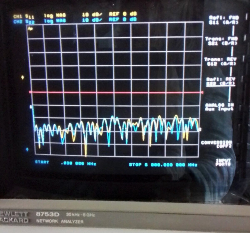 HP 8753D 006 010 30KHz-6GHz Vector Network analyzer