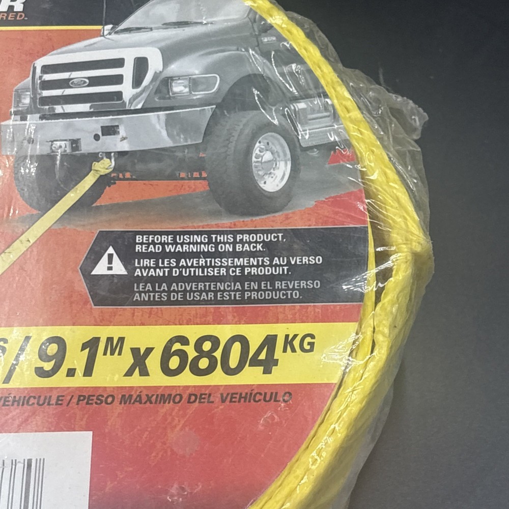 Keeper 30’ Winch Strap Recovery Strap Stretch & Recoil Action