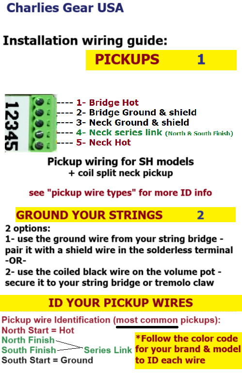 Solderless Tele SH wiring upgrade + Coil Split + resistor for shared components