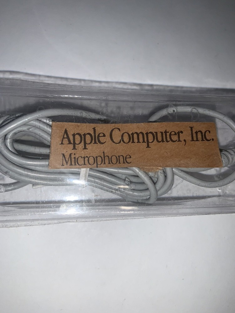 VINTAGE APPLE 699-5103-B COMPUTER DESKTOP MICROPHONE NEW WITHOUT BOX