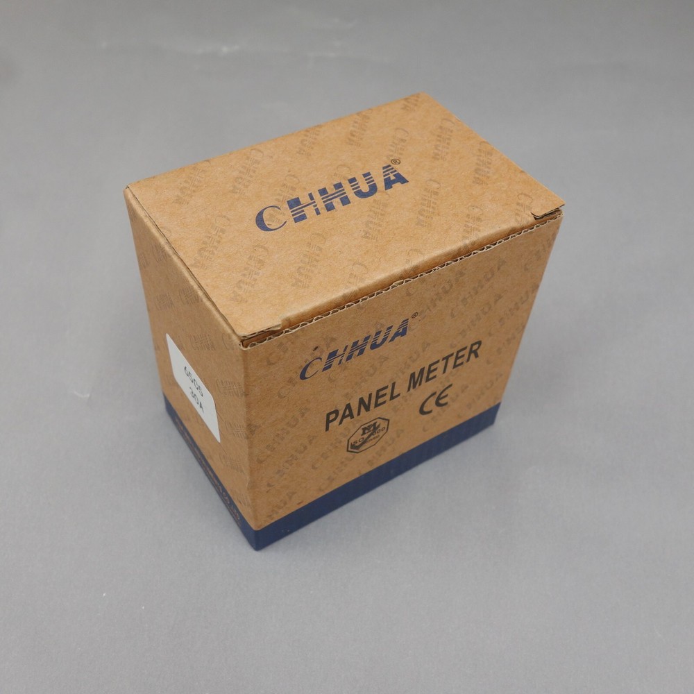 DC 30A Round Analog Ammeter Panel AMP Current Meter Dia. 90mm Direct Connect