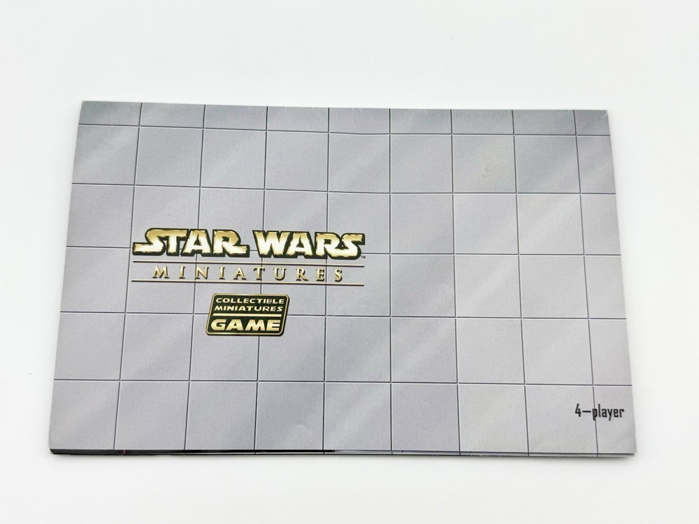 Star Wars Miniatures battle grid/poster/map, fold-out