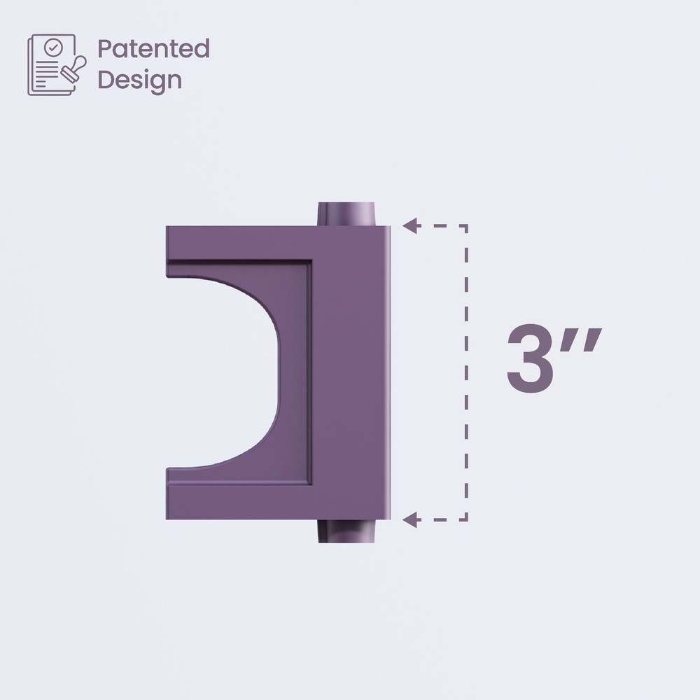 Phailozoo 3" Stacker (set of 4) Purple