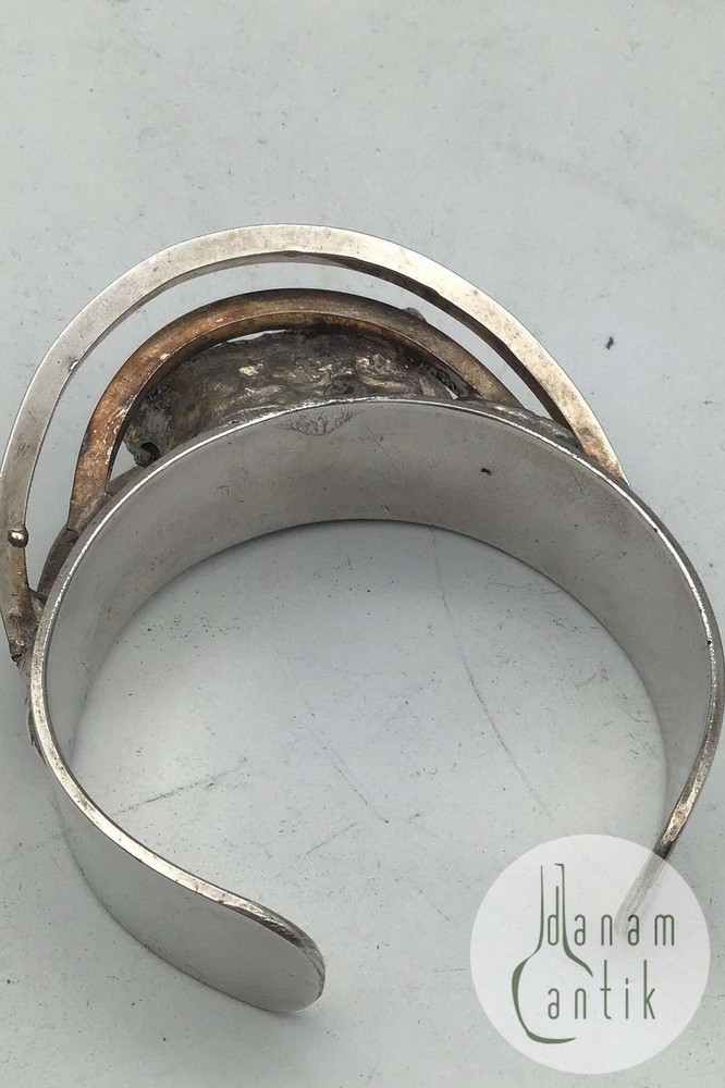 Jacob Hull Buch + Deichmann Silver plated bangle