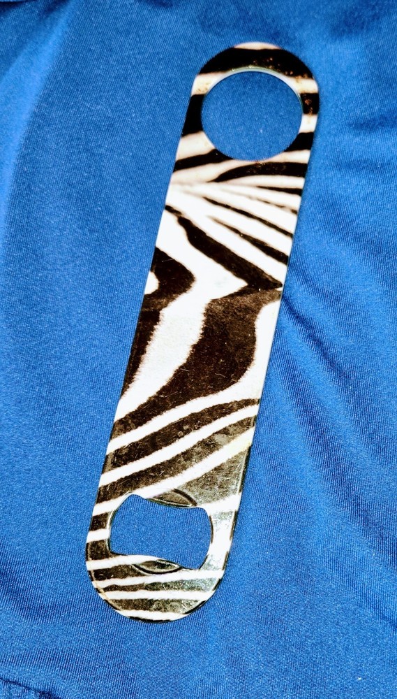 Zebra Bottle Opener