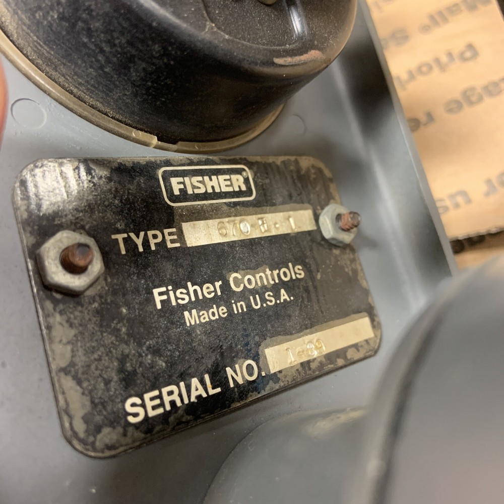 Fisher 670 Manual Loading Pressure Controller 0-30 Psi