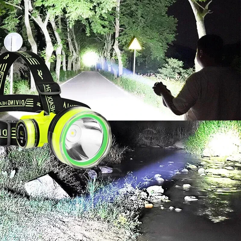 Linterna 5000000LM LED Recargable Linternas Alta Potencia Casa Batería Poderoso