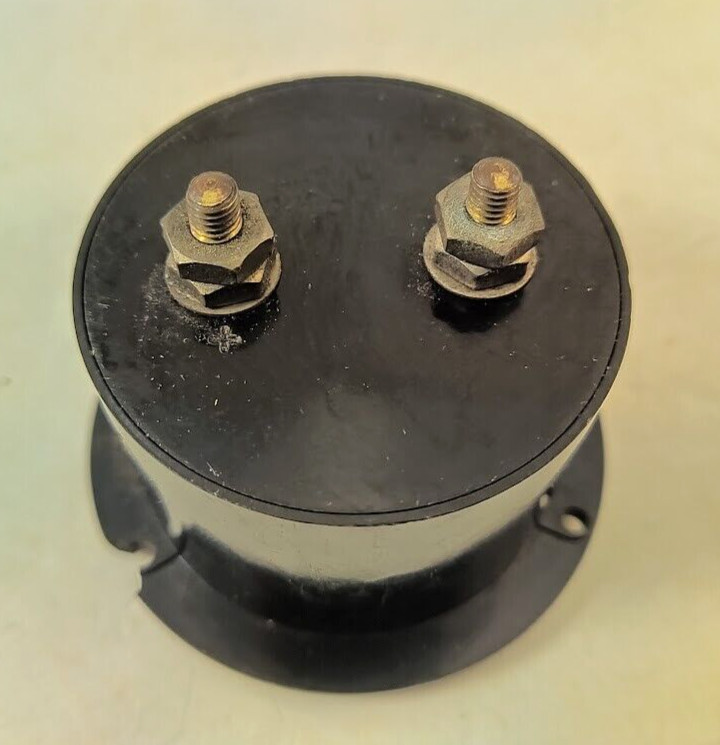Vintage 2-5/8" Triplett Panel Mount Ammeter Meter - Great for Steampunk Project!