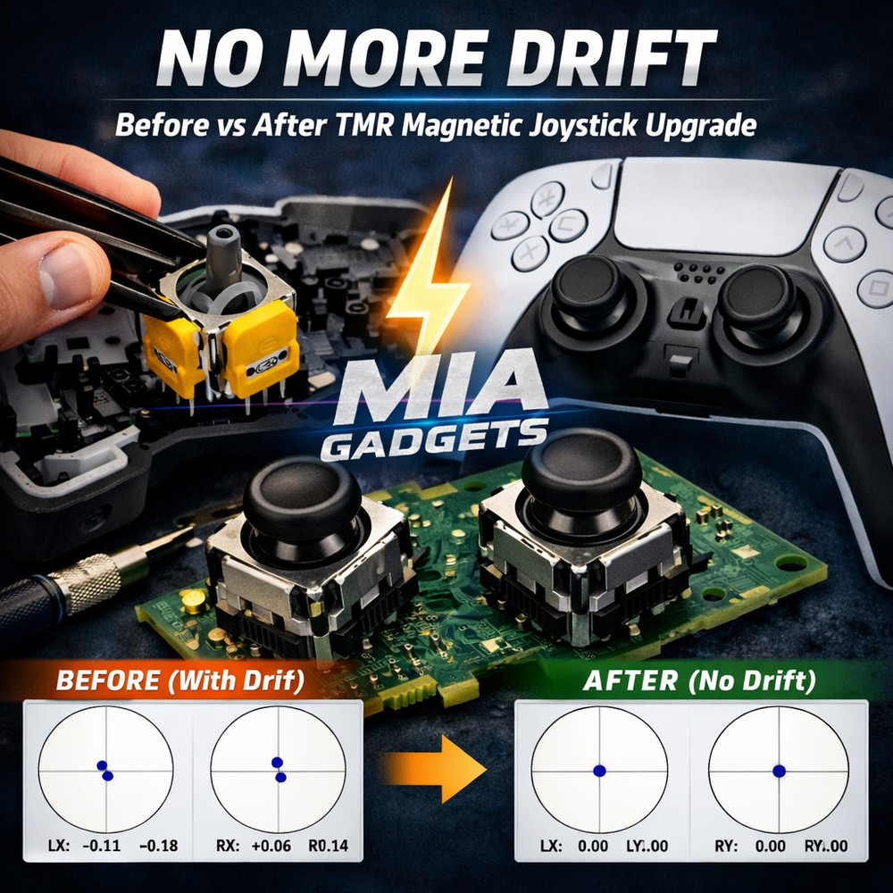 PS5 Controller Drift Repair Service | Hall Effect Joystick Upgrade | Free Return