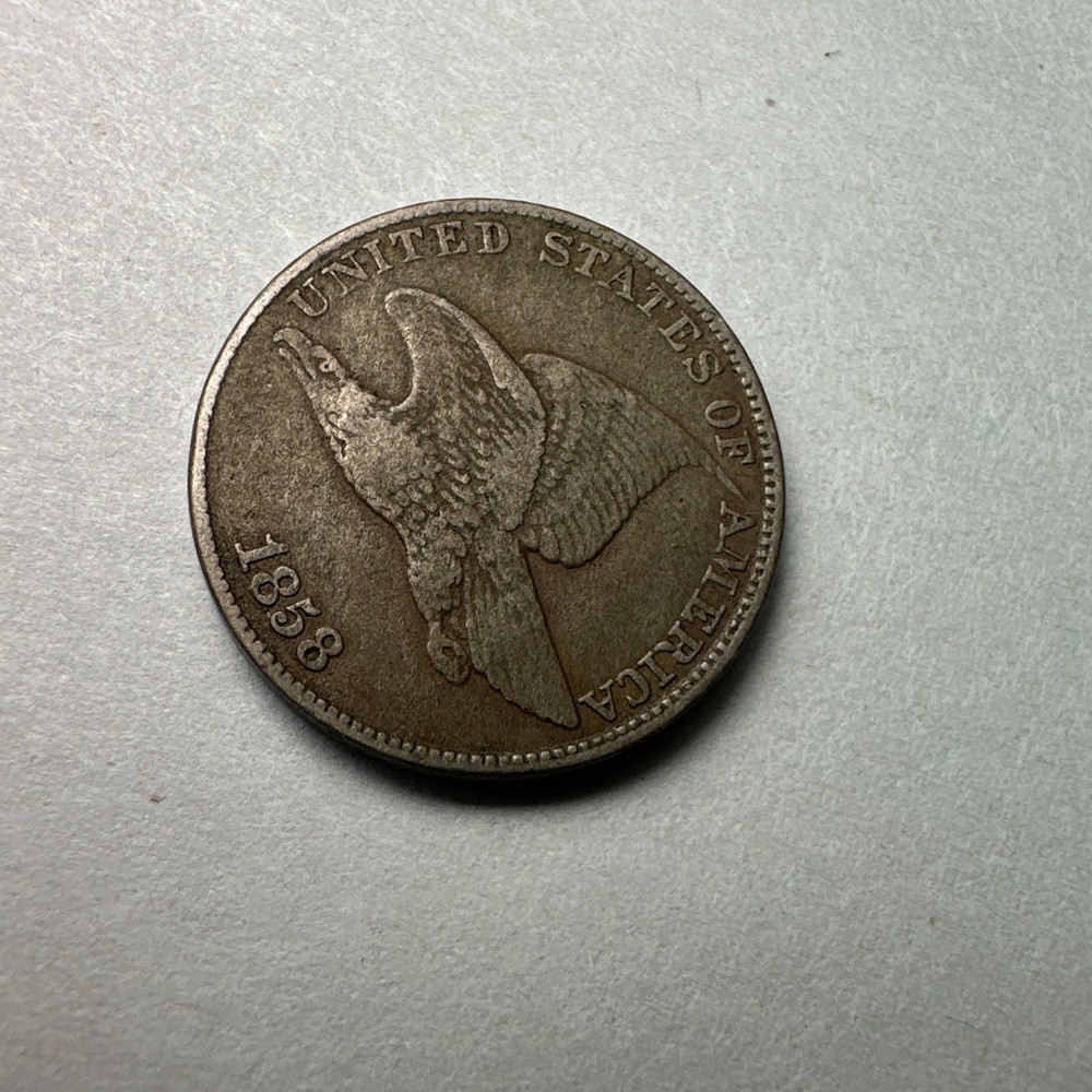 1858 Flying Eagle Cent piece Large Letters