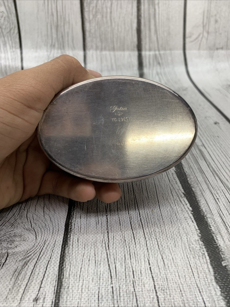 Gorham Silver EP Trinket Box YC 1950