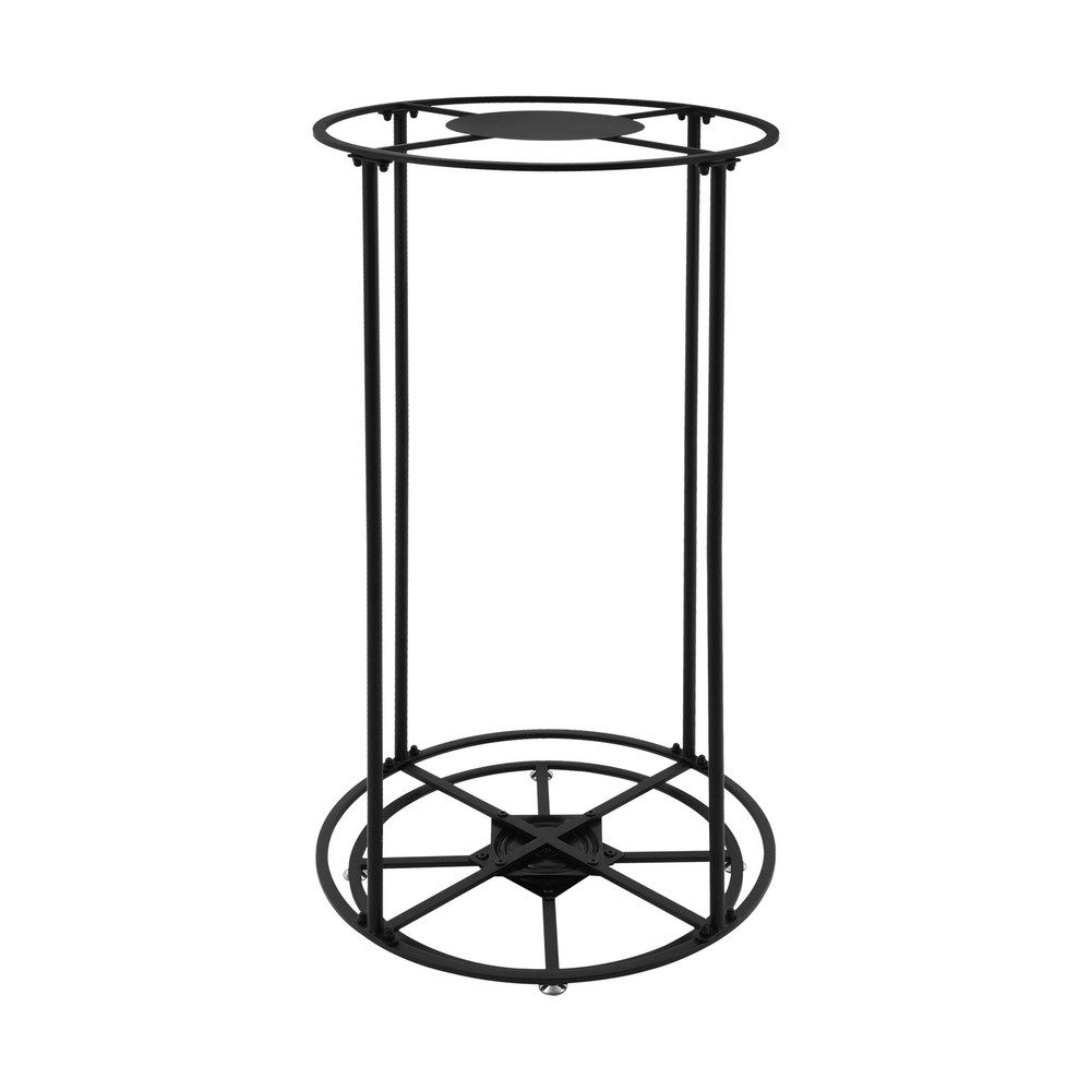 360° Rotatable Garment Display Rack Free Standing Round Clothes Display Stand