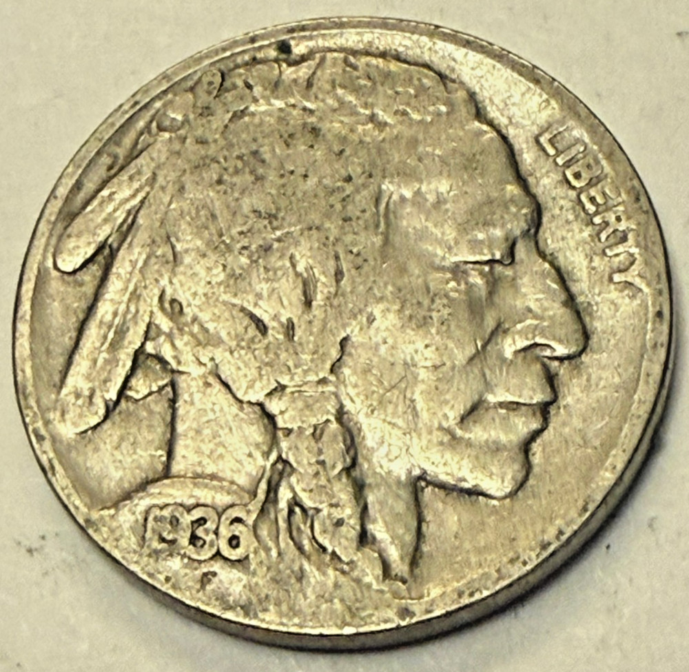 1936-P Buffalo Nickel