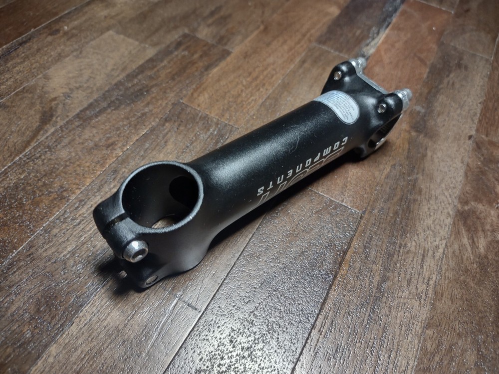 Scott Components Threadless AL Stem, 125mm, 25.4mm, Black