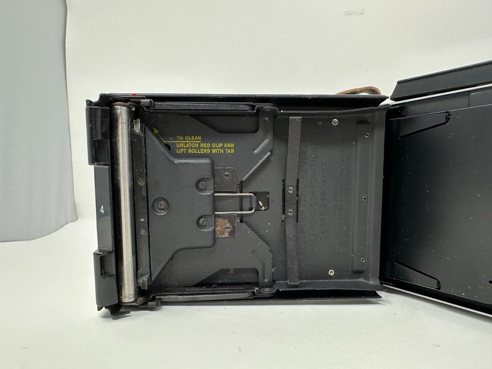 Polaroid Folding Land Camera Vintage Automatic 100 with strap booklets UNTESTED