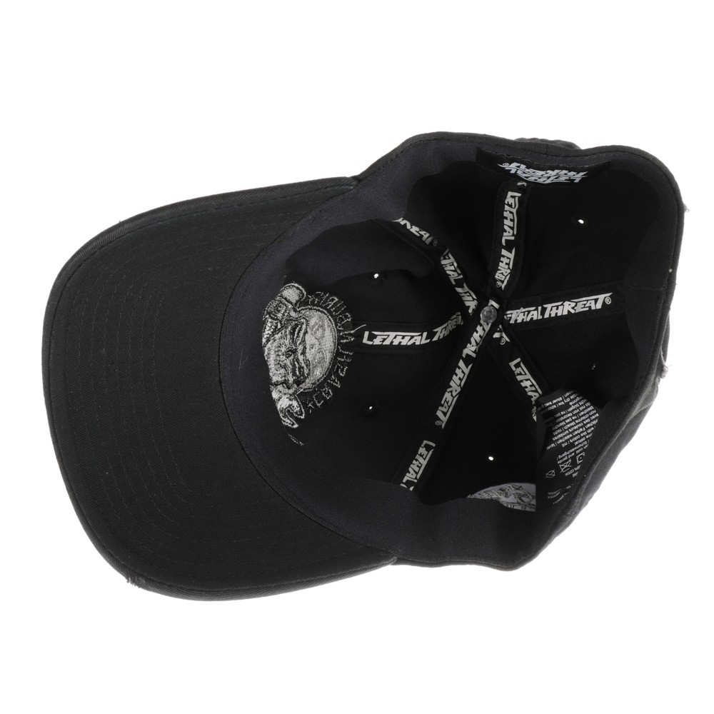 Black Lethal Threat Crash N' Burn Hat