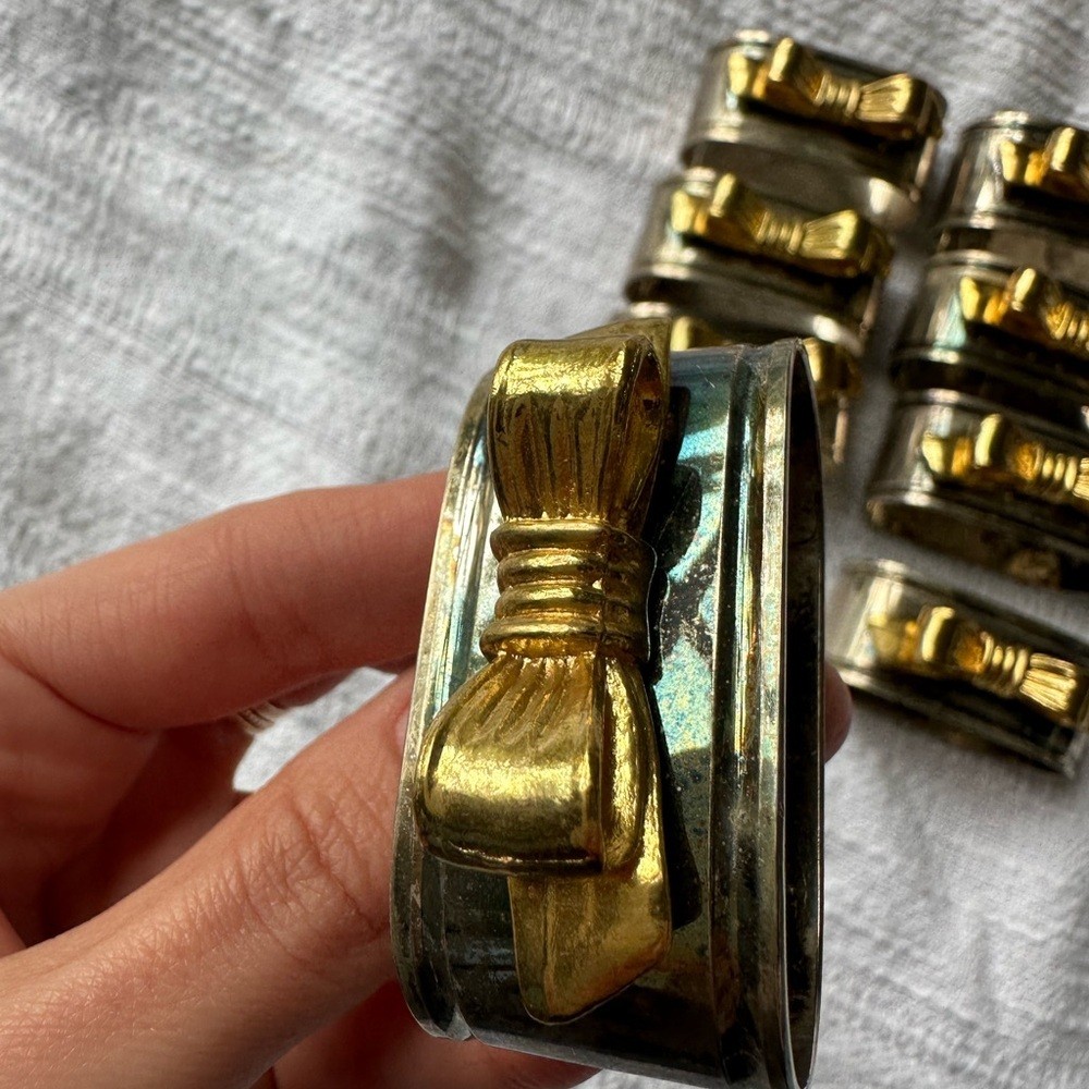 Vintage Bow Napkin Holders