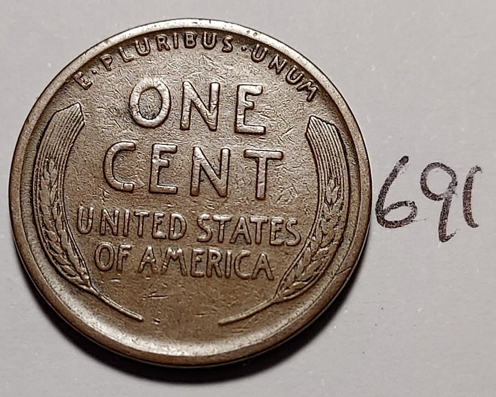 1921-S Lincoln Wheat Cent #691
