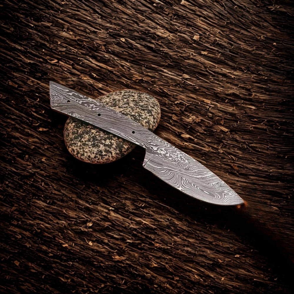 SK Customs Professional Damascus Blade Blank - Luxury 512-Layer Custom Supply