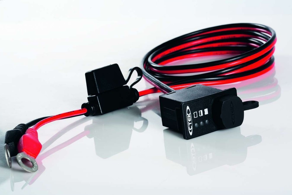 CTEK Battery Charger Harness Comfort Indicator Panel Ring Terminal 4.9ft Leads