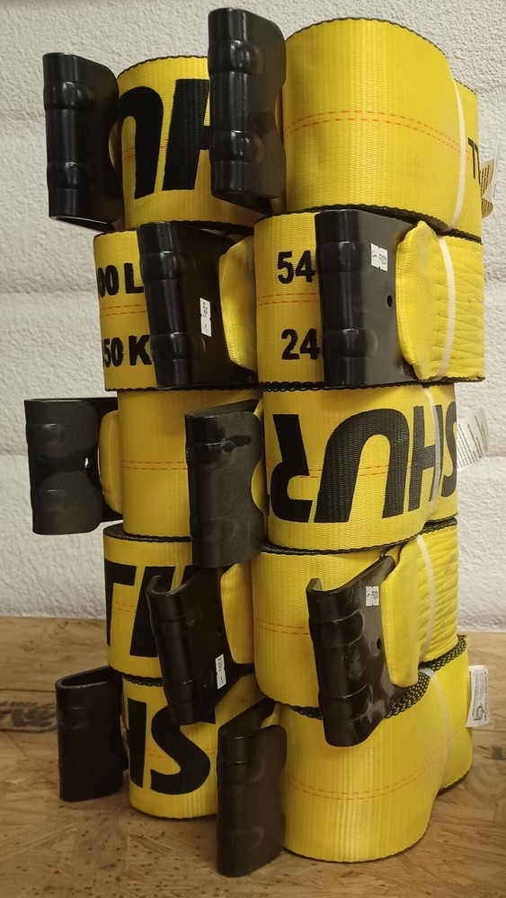 Tie Down Strap 5,400lbs 4"x30' Winch Strap Flat Hook #3400018