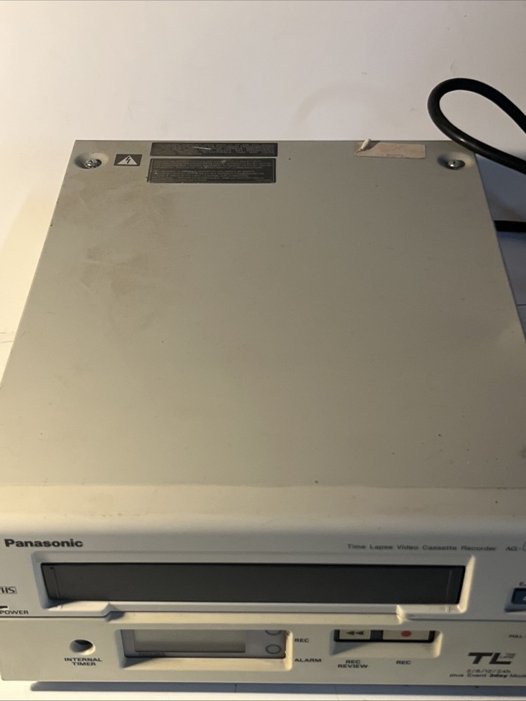 Panasonic AG-6124 Time Lapse Video Cassette Recorder VHS Security *AS-IS
