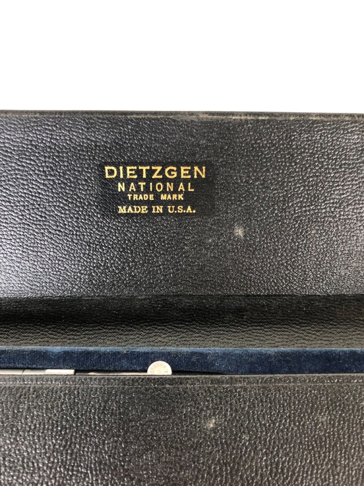 Vintage Dietzgen Drafting Tool Set in Original Case