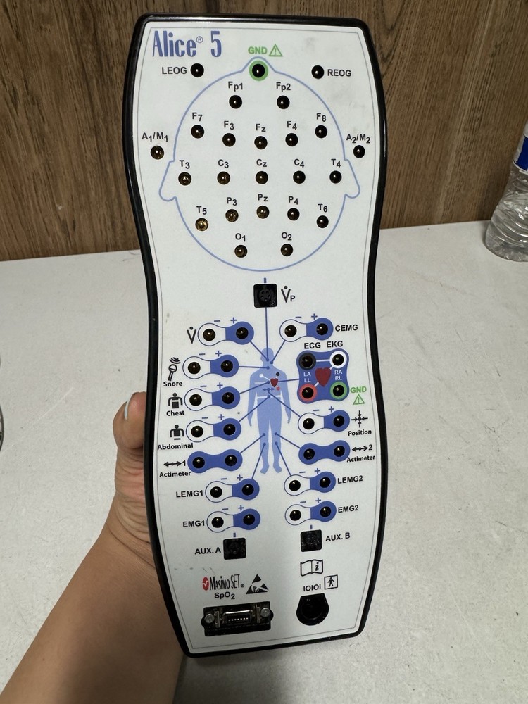 Respironics Alice 5 Headbox Model 1009901 Sleep Study Module Untested