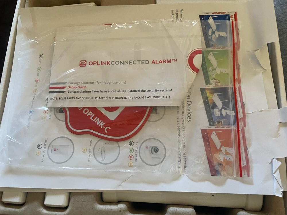 Oplink Alarm Shield Security System New/Open Box