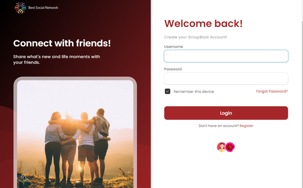 Social Network website Responsive multi language Free Hosting / Complete Setup