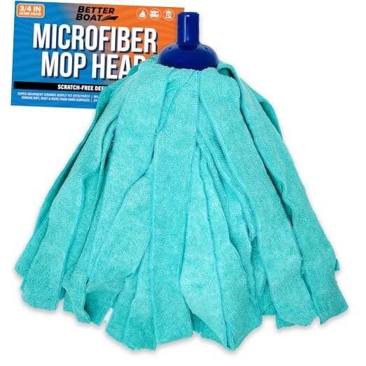 Screw On Mop Head Replacement Refill, Ultra-Absorbent Mop Head for Microfiber