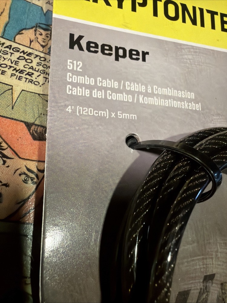 Kryptonite Bike Lock Keeper 512 Combo Cable Combination Lock