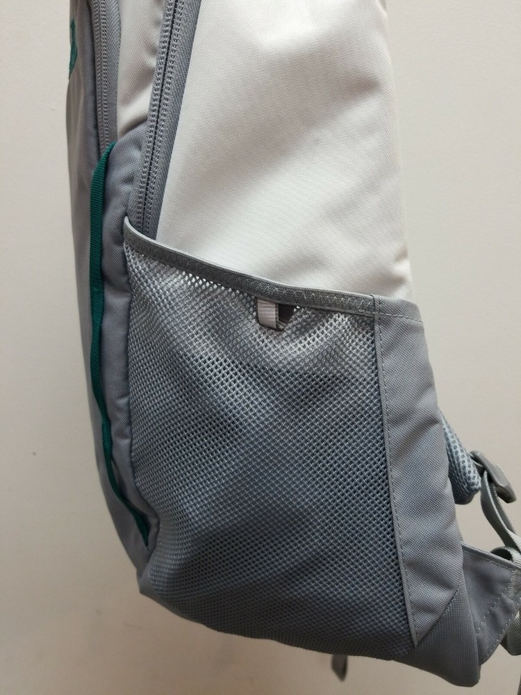 North Face Backpack Vault Grey, Off White And Teal.