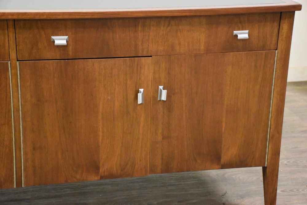 Walnut Mid Century Credenza