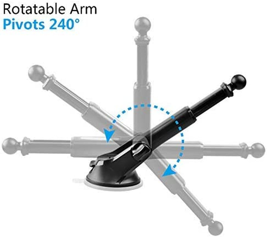 GPS Suction Cup Mount for Garmin, Replacement Dash & Windshield Holder