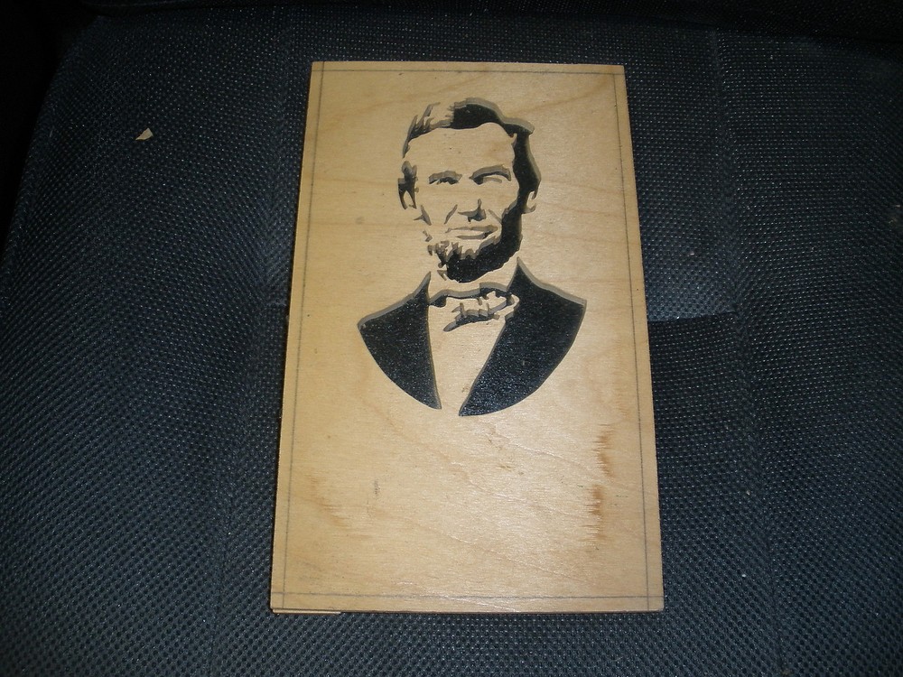 WOOD SCROLL ABRAHAM LINCOLN (GS11)