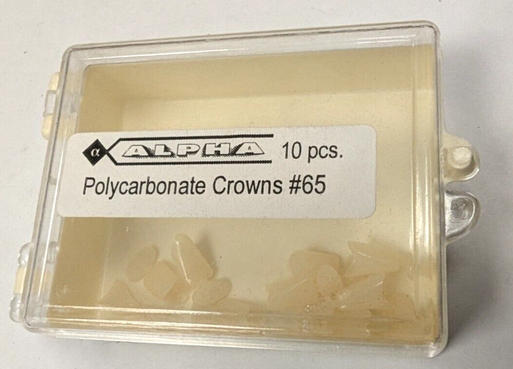 Polycarbonate Crowns 10 pcs/Pk #65