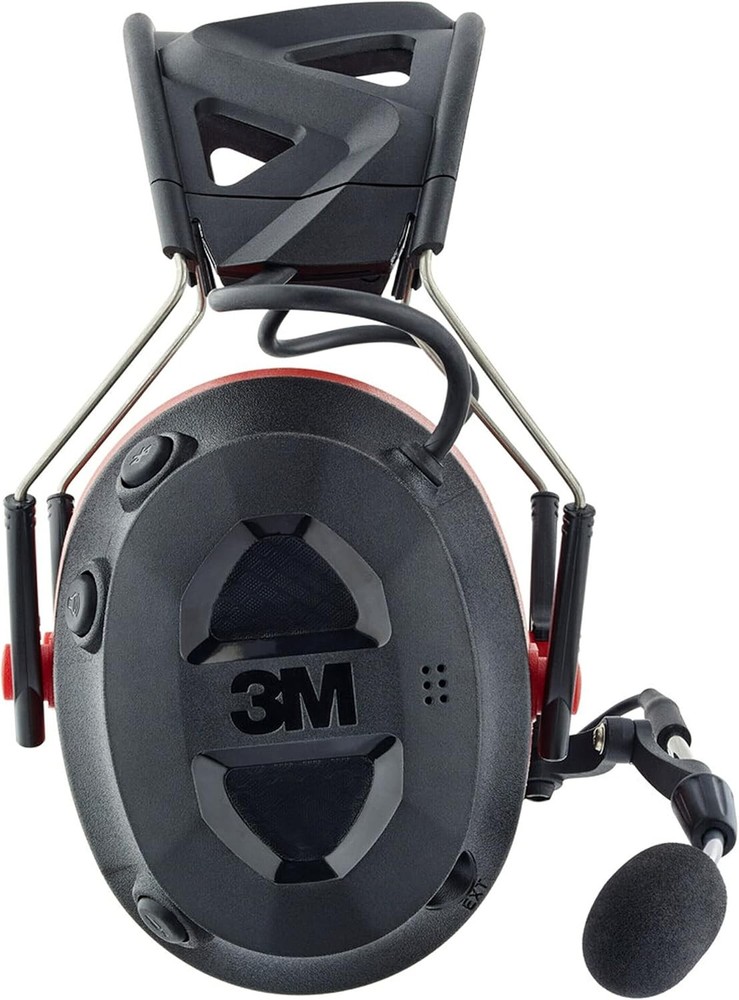 3M Pro-Comms Electronic Hearing Protector, Wireless Pro-Comms, Black/Red