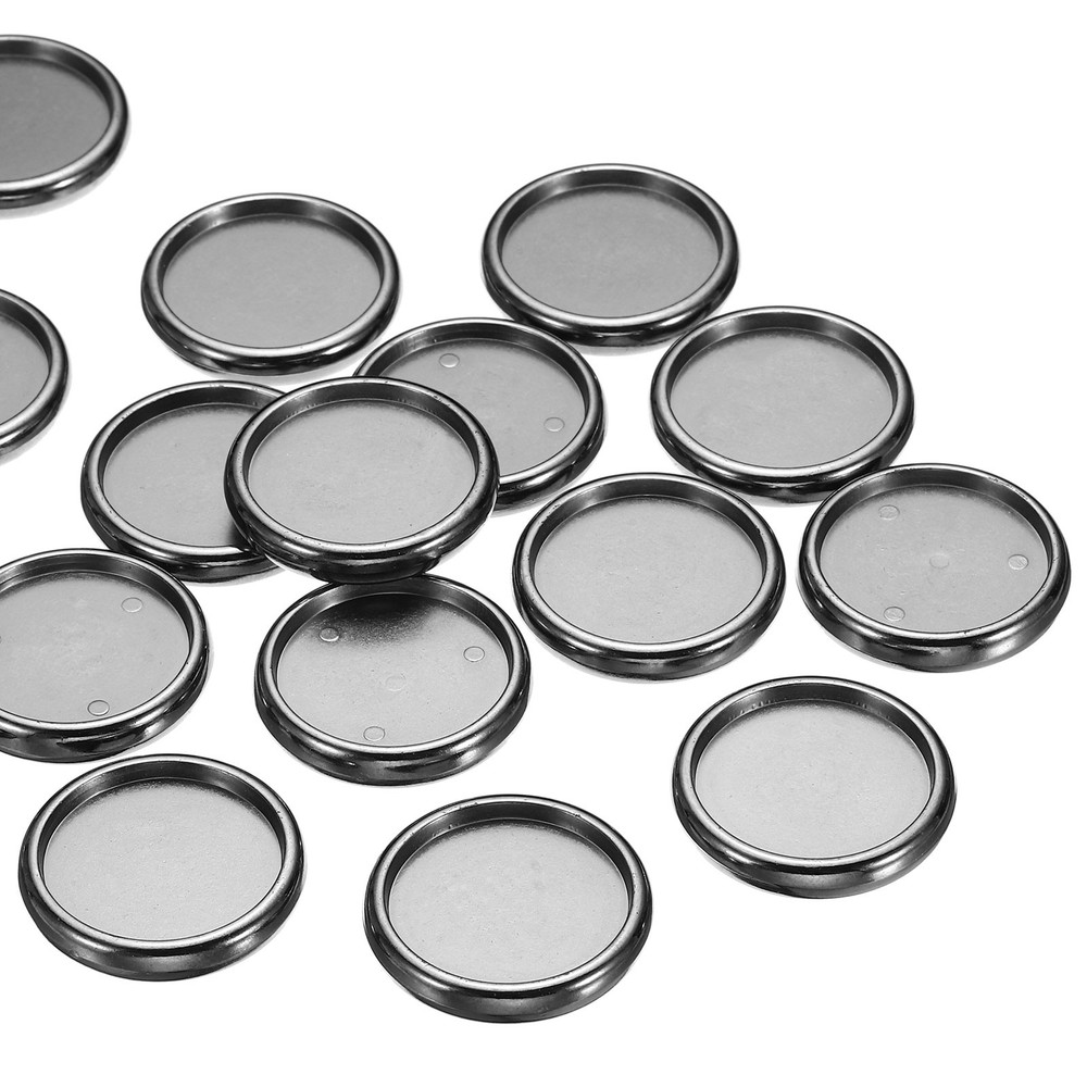 28mm Book Binding Discs 22pcs Discbound Expansion Plating Round, Dark Silver
