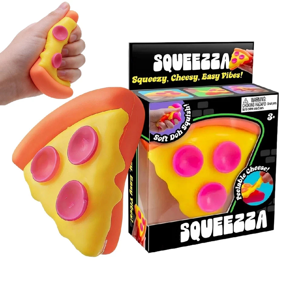 NeeDoh Squeezza Pizza Nee Doh Squeeze free shipping
