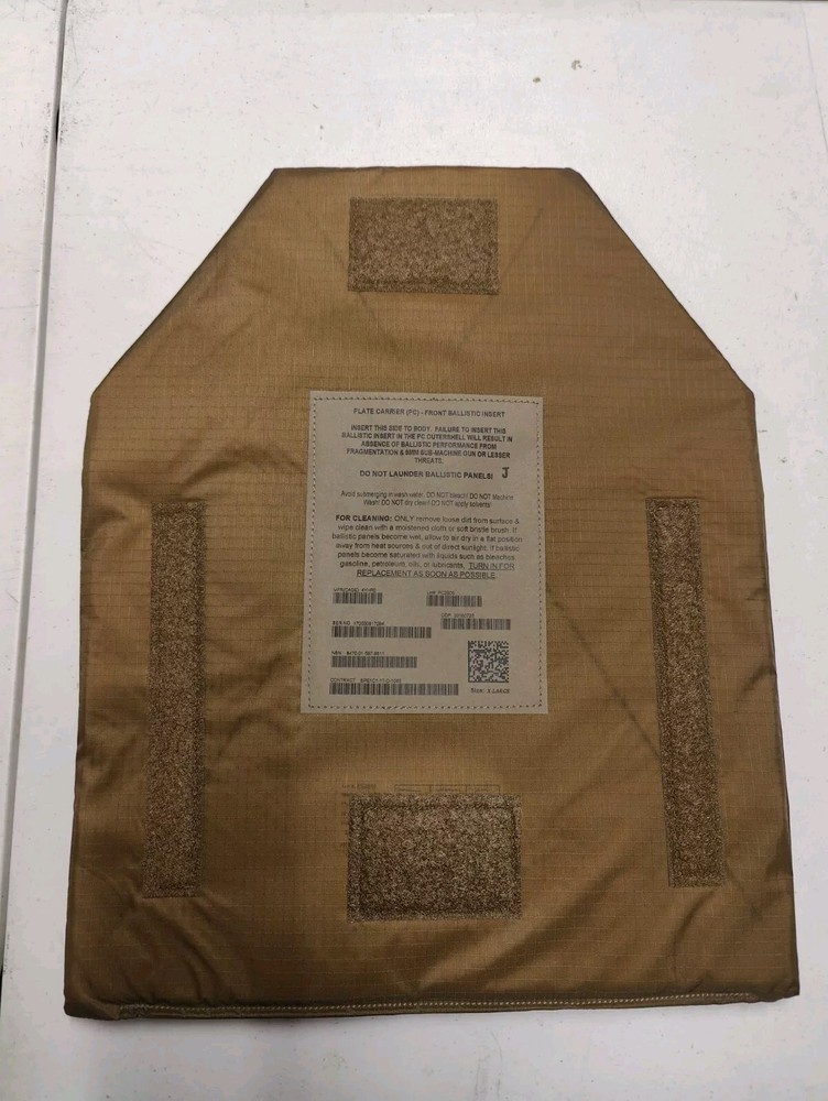 USMC plate carrier soft armor insert, X-Large, soft armor only size (New)