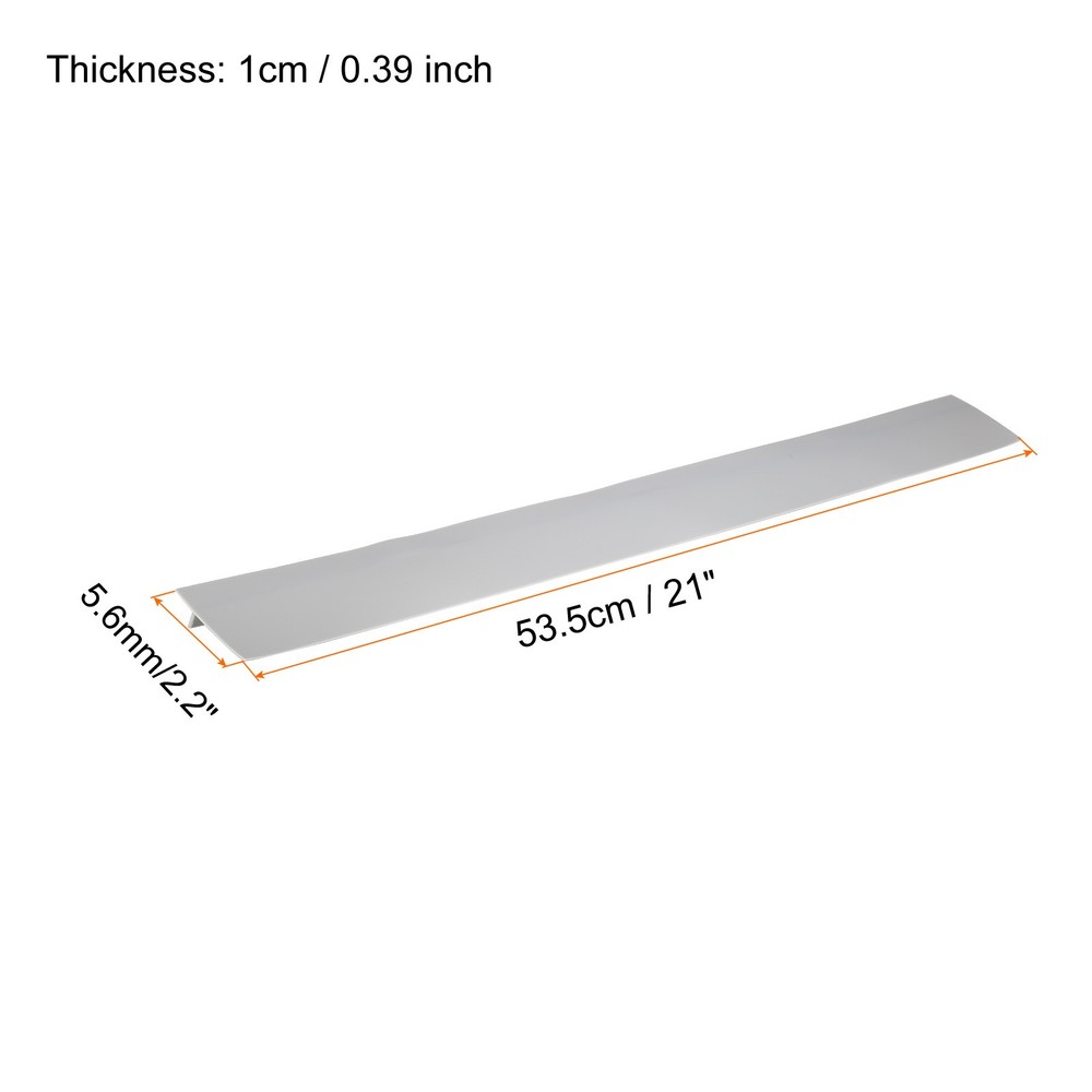 21" length silicone stove interspace cavity cover, gray 2pcs