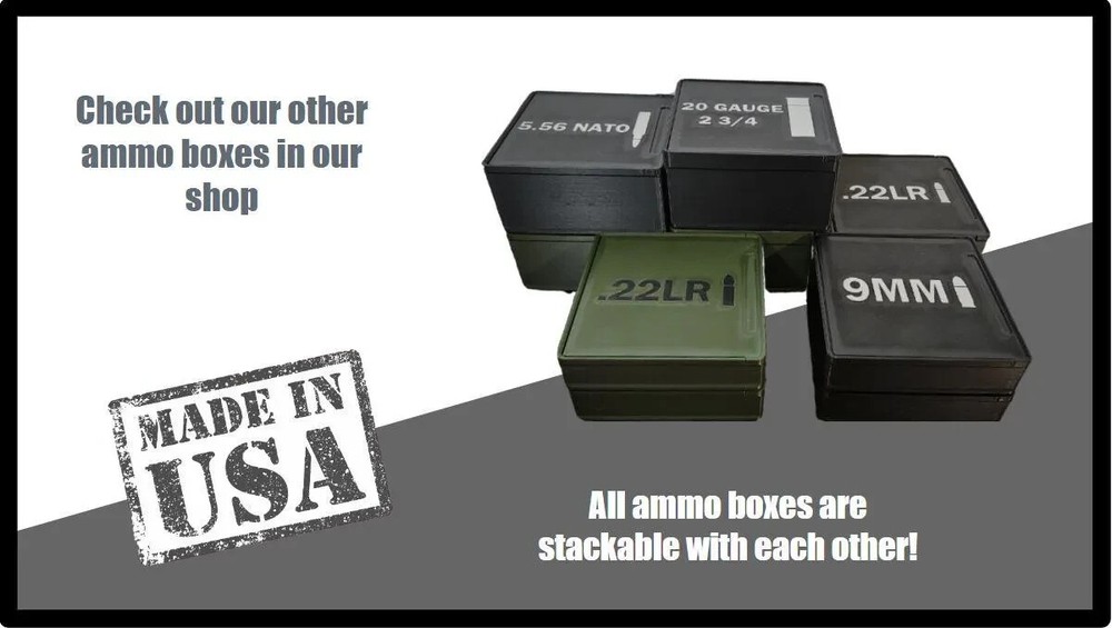 22LR Ammo Box Storage - 210 Rounds