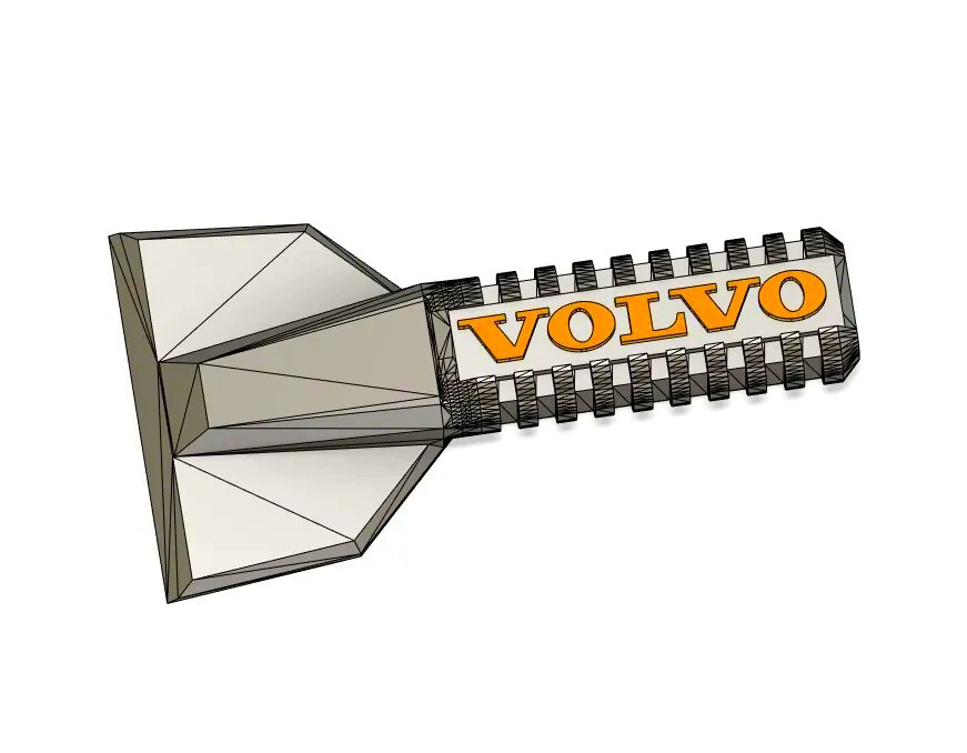 Plastic Ice Scraper with Volvo Logo–Heavy Duty Ice Scraper-Effortless Clean