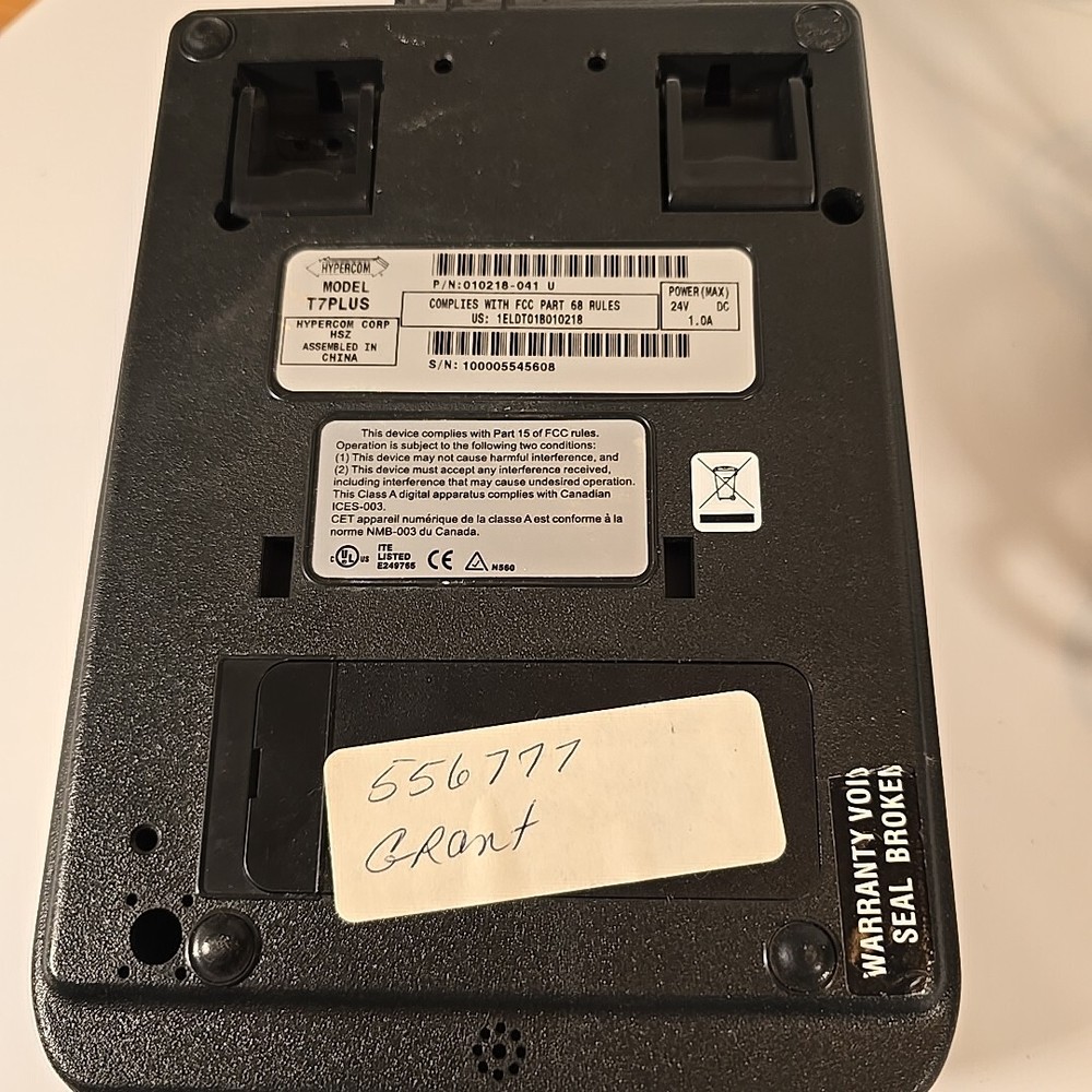 Hypercom T7Plus Credit Card Machine Reader